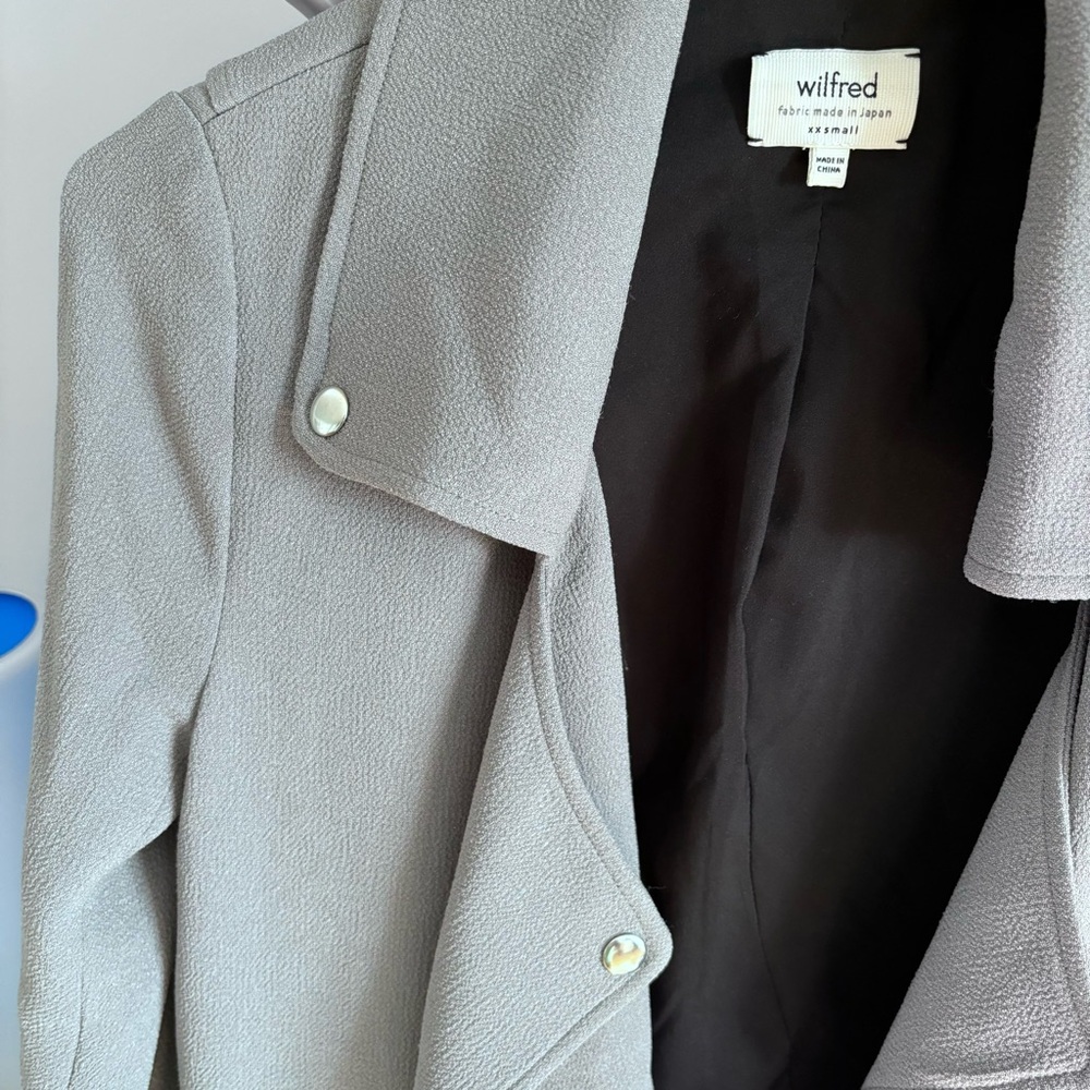Aritzia Wilfred Mayet blazer - grey XXS